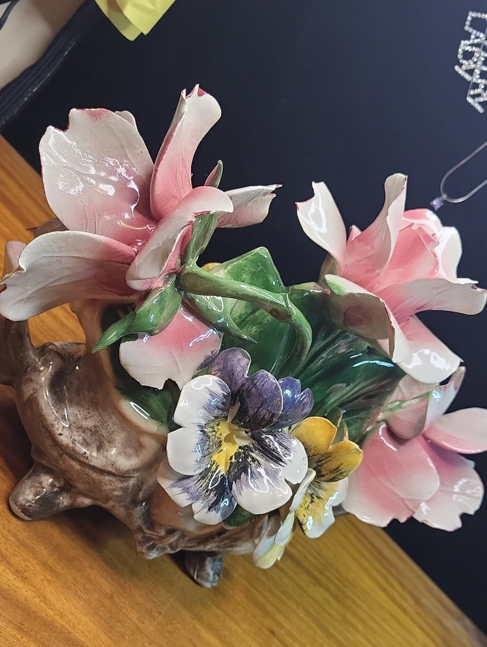 Vintage Capodimonte Porcelain Centerpiece